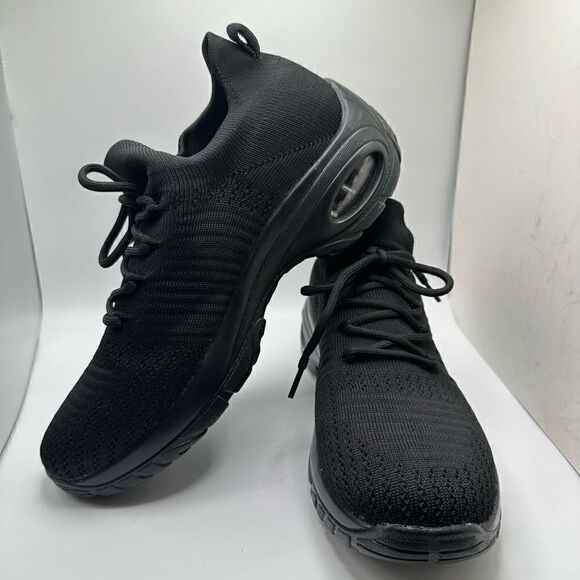 CUSHIONAIRE Women's Stretch Knit Slip on lace Sneaker +Memory Foam & LiteSole Te - Picture 7 of 7